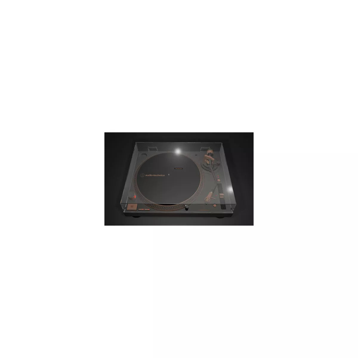Audio Technica AT LP120XUSB BZ Direct Drive USB Turntable, Bronze – 3 Speed, Built in Preamp, Vinyl to Digital Conversion