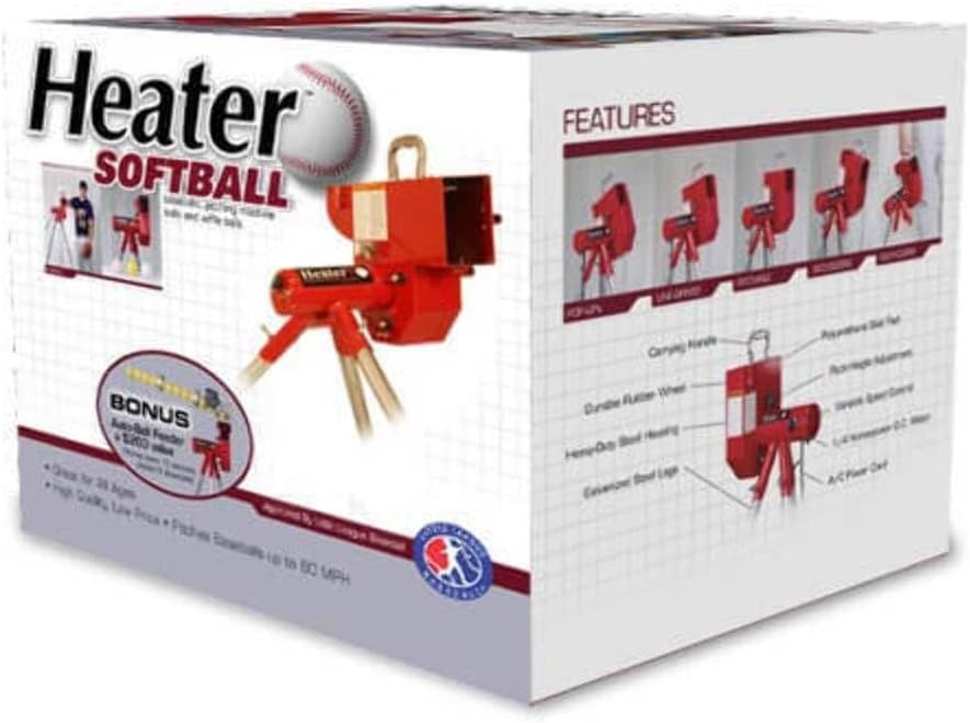 Sports Softball Pitching Machine with 9 Ball Automatic Feeder