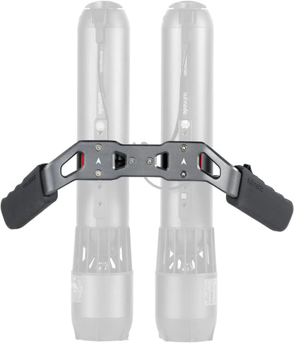 Subnado Twin Engine Handle Bracket+ Subnado Underwater Scooter 2 Packs with 2 handgrips, 2 Arm Mount Kits, 2 Accessories Mount Rings