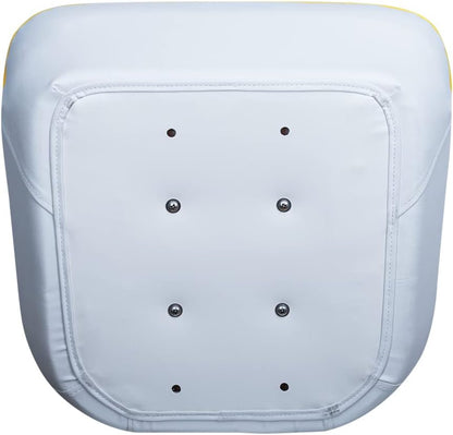 Bucket Pontoon Boat Seat (White/Blue)