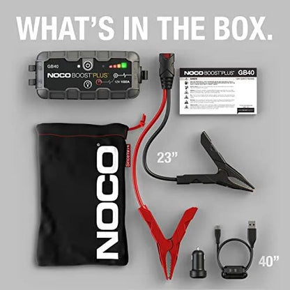 NOCO Boost Plus GB40 1000 Amp 12-Volt UltraSafe Lithium Jump Starter Box, Car Battery Booster Pack, Portable Power Bank Charger sgtnighsdesigns