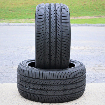 A pair of 2 (2)265/35R20 99Y XL high performance all-season tires fit: 2015-23 Ford Mustang EcoBoost Premium, 2012-13 Audi A7 Quattro Base