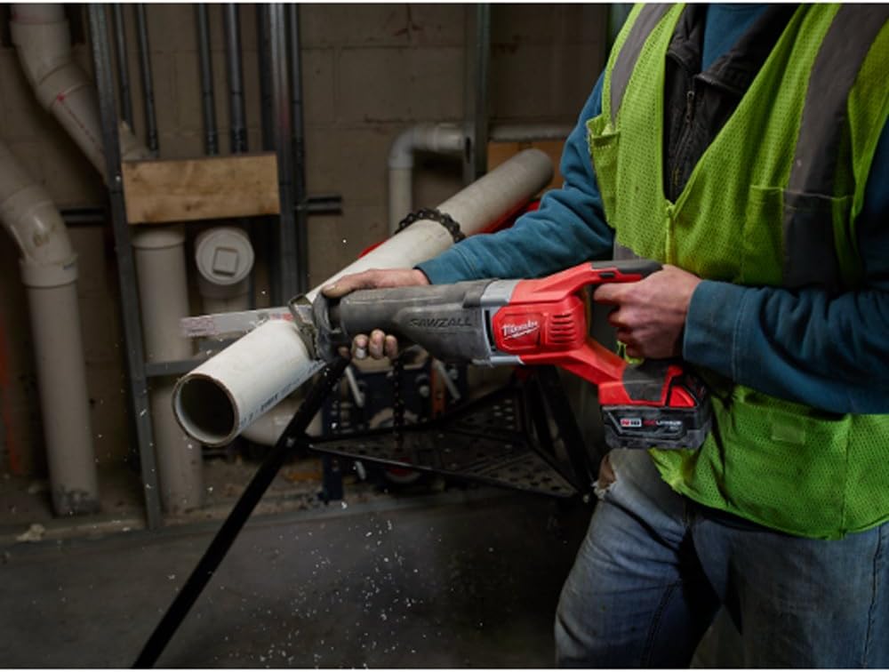 2621-20 M18 18V Lithium Ion Cordless Sawzall 3,000RPM Reciprocating Saw with Quik Lok Blade Clamp and All Metal Gearbox (Bare Tool)