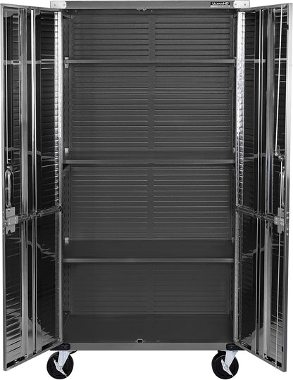 Seville Classics UltraHD Steel Storage Cabinet, 36"W x 18"D x 72"H