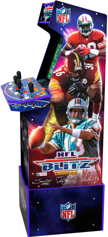 Arcade1Up – NFL Blitz Arcade with Riser and Lit Marquee – Multi