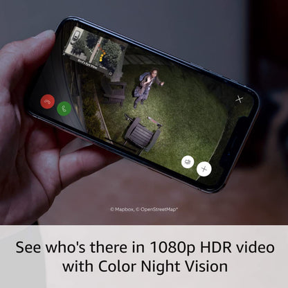 Ring Spotlight Cam Pro, Solar | 3D Motion Detection, Two-Way Talk with Audio+, and Dual-Band Wifi (2022 release) - White