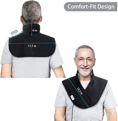 UTK Heating Pad for Neck and Shoulders,Natural Jade Tourmaline,Upgrade Size to Cover More Areas of Neck,Shoulder,Shoulder Blade and Back(23''x 24'')|Gift for Dad