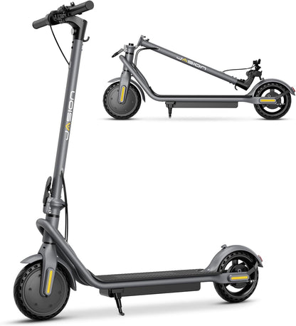 Electric Scooter, 500W Peak Motor, Up to 15.5 MPH, 19 Miles Ranges Foldable Electric Kick Scooter with Dual Braking System, Adults/Youth E Scooter for Commute
