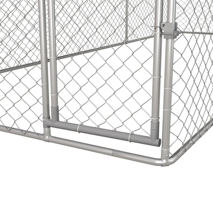 PawHut 19.7' x 7.5' x 7.5' Outdoor Dog Kennel W/ Waterproof Roof