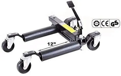 Stark Wheel Dolly Car Skates Vehicle Positioning Hydraulic Tire Jack Truck Rv Trailer Pick Up Dolly Ratcheting Foot Pedal