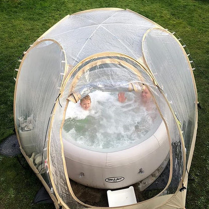 Bubble Tent Pop Up Gazebo, 8-10 Person Igloo Dome Garden Patio Canopy Shelter