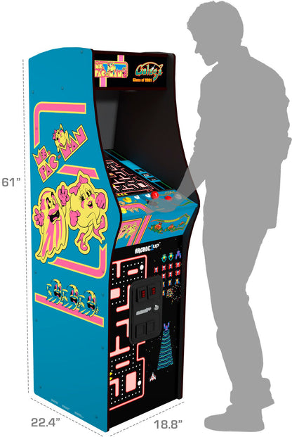 Arcade1Up Class of 81′ Deluxe Arcade Game, Blue – Retro Gaming Console