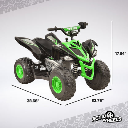 Yamaha 12V Raptor ATV Powered Ride-on for Boys & Girls, Ages 3+, up to 5 MPH