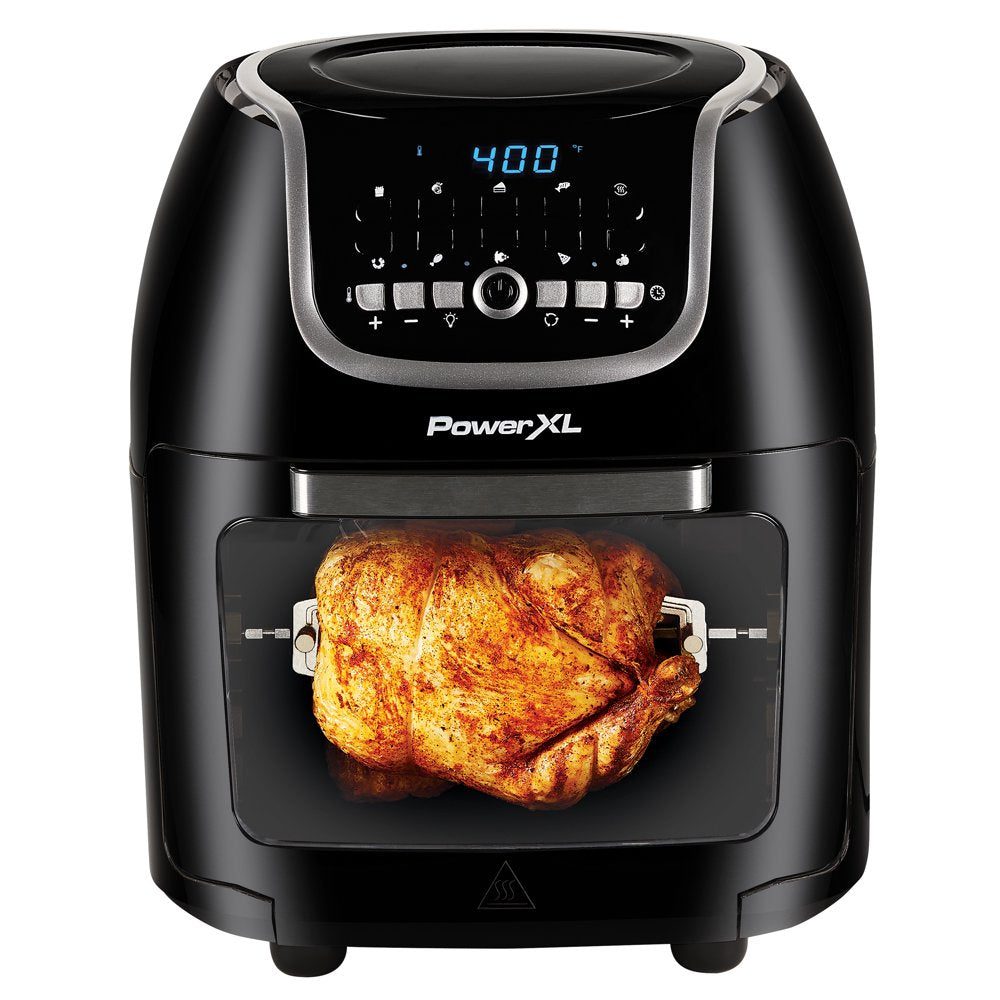 PowerXL Vortex Air Fryer Pro plus 10 Quart Capacity, Black, 1700 Watts