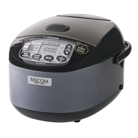 5.5 Cup Umami Micom Rice Cooker & Warmer Metallic Black