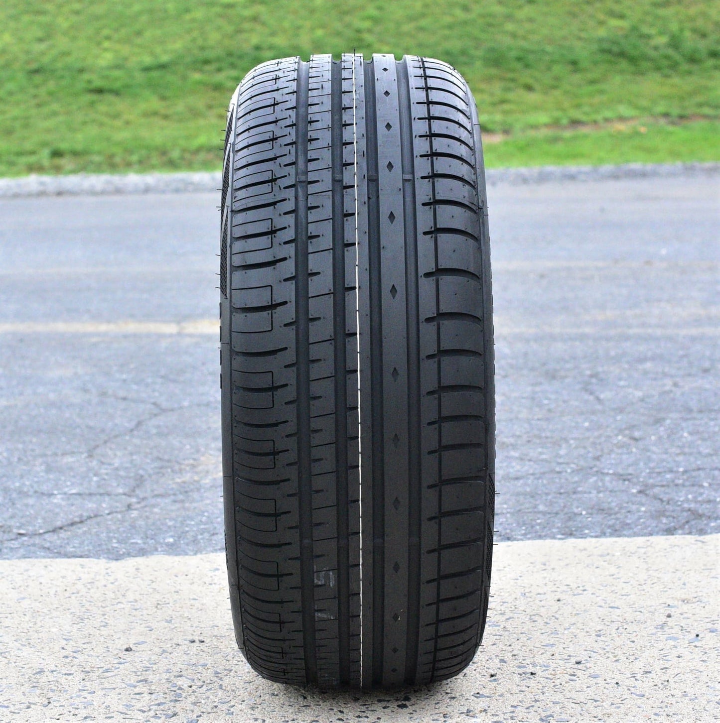 One set of 4(4)255/35R20 ZR 97Y XL A/S performance tires for: 2007-10 Mercedes-Benz S550 4Matic, 2017-18 Audi Q3 Technik