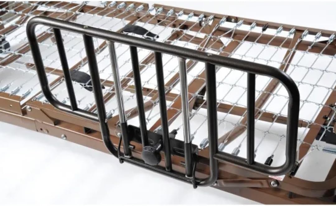 Fully Electric Hospital Bed Set, Foam Mattress, Half Rails