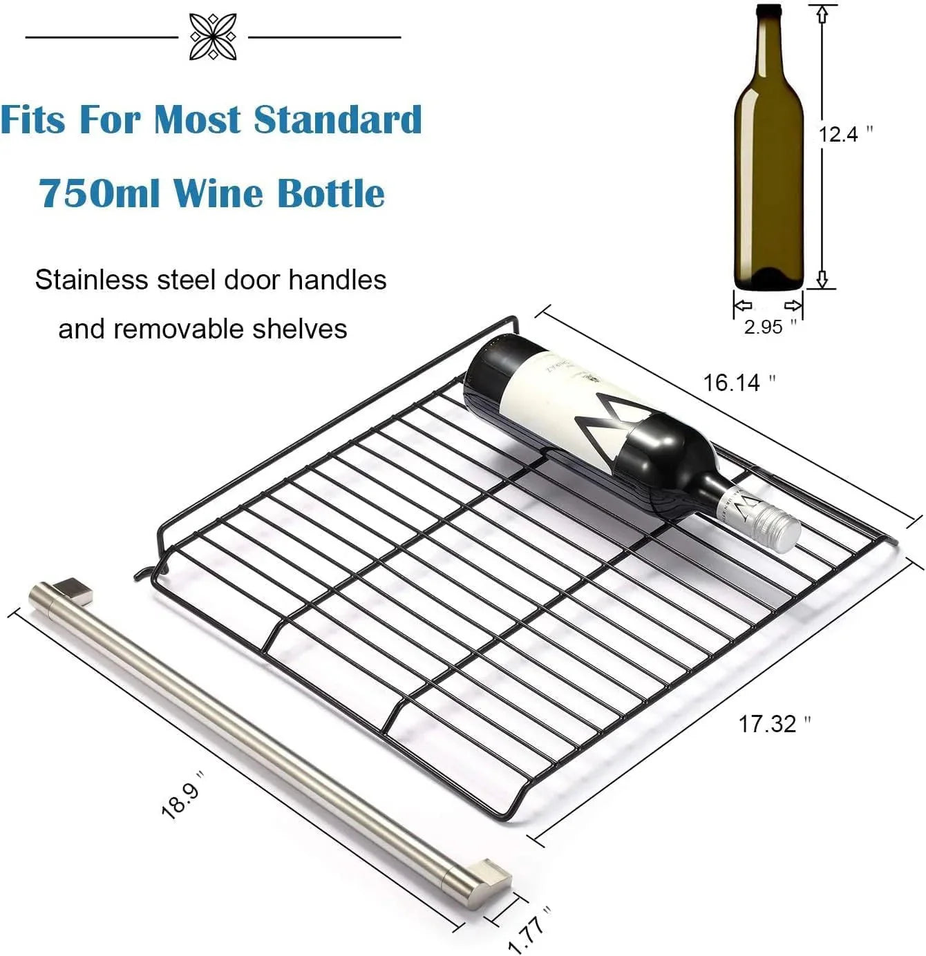 Wine Cooler/Cabinet Refrigerator Fridge