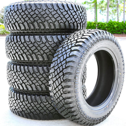 One set of 4 (four) X/T LT 295/60R20 126/123R E (10 ply) ATA /T all-terrain tires