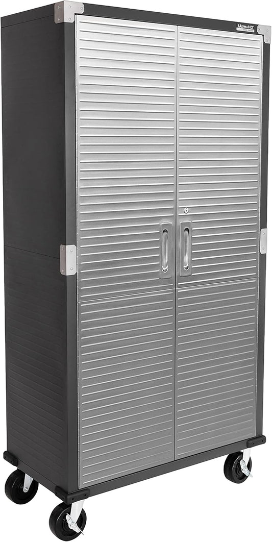 Seville Classics UltraHD Steel Storage Cabinet, 36"W x 18"D x 72"H