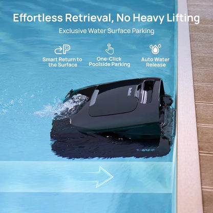 Beatbot AquaSense 2 Pro Cordless Pool Vacuum Robot, Unmatched 5-in-1 Cleaning, Surface Parking, Skims Water Surface with APP Control, Water Clarification, for Pools up to 3,875 Sq.ft Emerald Green