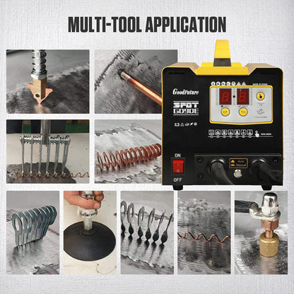 Vehicle Panel Spot Puller Dent Spotter 110V, 3500A Spot Dent Puller Welder, 3KW Car Body Stud Welding Machine Multispot Bonnet Door Repair Tool Kit