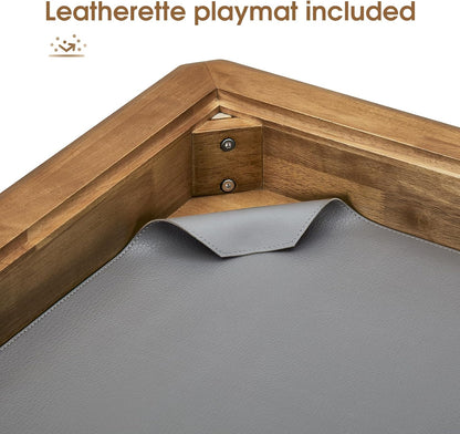 Board Game Table with Removable Top, Seats 4–6, 57"x33" Play Area