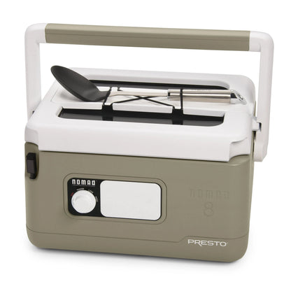 Presto 8-Quart Nomad Traveling Slow Cooker in Tan