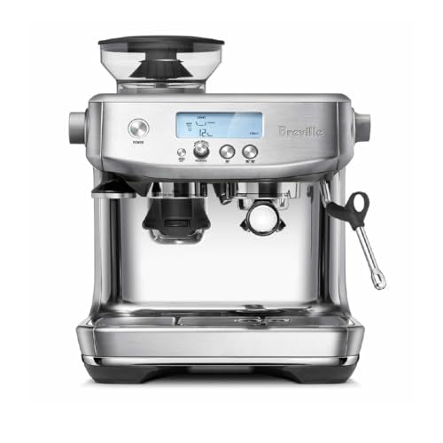 Breville the Barista Pro Espresso Machine with Grinder & Milk Frother, Espresso Maker with Seconds Heat Up, RM BES878BSS, Brushed Stainless Steel (Certified Remanufactured): Home & Kitchen