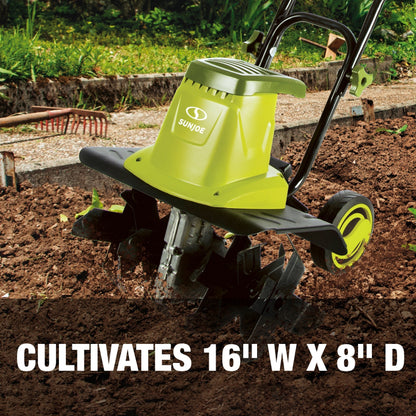 Sun Joe Electric Garden Tiller Cultivator, 16 inch, 13.5 Amp