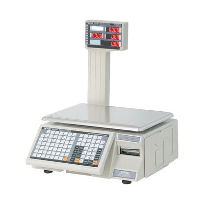 Electronic Price Computing Scale, 66 LB Digital Deli Weight Scales, LED Digital Commercial Food Fruit Meat Produce Counting Weight, for Retail Outlet Store, Kitchen, Restaurant Market, Farmer