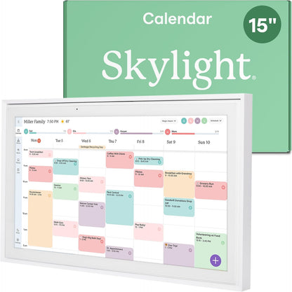 Skylight 15" Digital Calendar & Chore Chart, Wall Mount