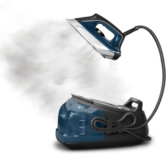 Rowenta DG8624 Steam Station Iron, 1800W, 1.1L Tank, Blue
