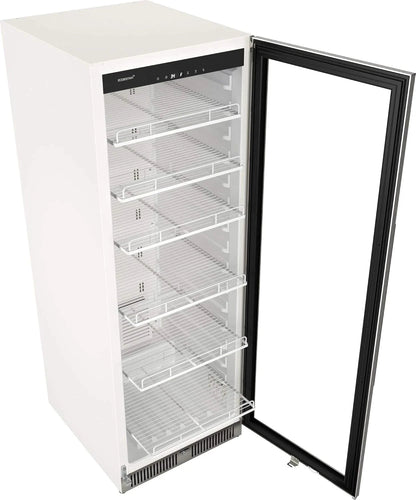 EdgeStar VBM101 22" Wide 10.1 Cu. Ft. Commercial Beverage Merchandiser – Stainless Steel, Temp Alarm, Reversible Door