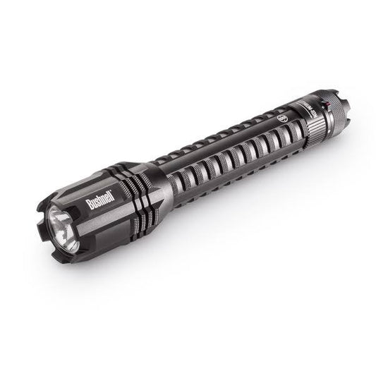 Bushnell PRO 1500 Lumen Rechargeable LED Flashlight, Aerospace Grade Aluminum, 3 Modes, Micro USB Charging