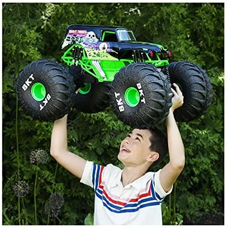 Monster Jam, Official Mega Grave Digger All-Terrain Remote Control Monster Truck with Lights sgtnighsdesigns