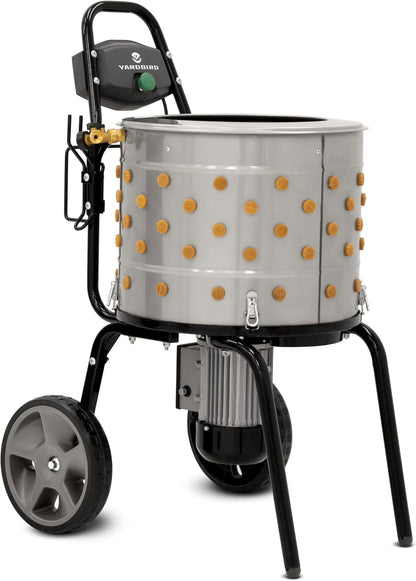 Yardbird 44204 Chicken Plucker, 20" Tub, 1.2HP Motor, Hose & Y-Valve