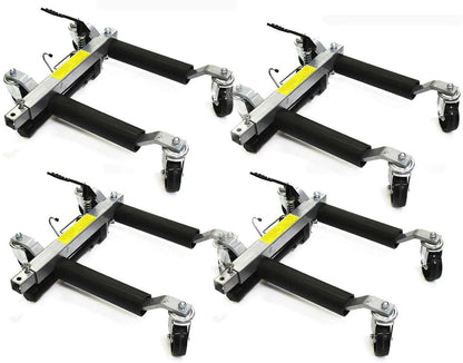 Stark Wheel Dolly Car Skates Vehicle Positioning Hydraulic Tire Jack Truck Rv Trailer Pick Up Dolly Ratcheting Foot Pedal