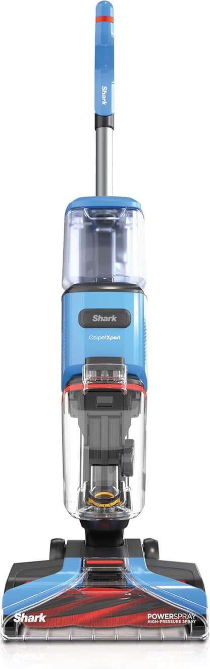 Shark CarpetXpert EX201 Carpet Cleaner, Cyan – Deep Cleaning with StainStriker, Perfect for Pets, Includes Spot & Stain Remover Tools