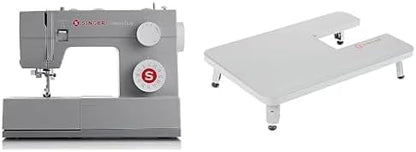 SINGER Heavy Duty 4423 High Speed Sewing Machine with Accessory Kit | Strong Motor With Enhanced Piercing Power, 97 Stitch Applications, Full Metal frame, 1-step Buttonhole & LED Light