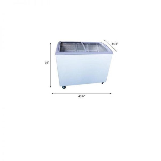 7.4 Cubic Feet cu. ft. Chest Freezer with Adjustable Temperature Controls