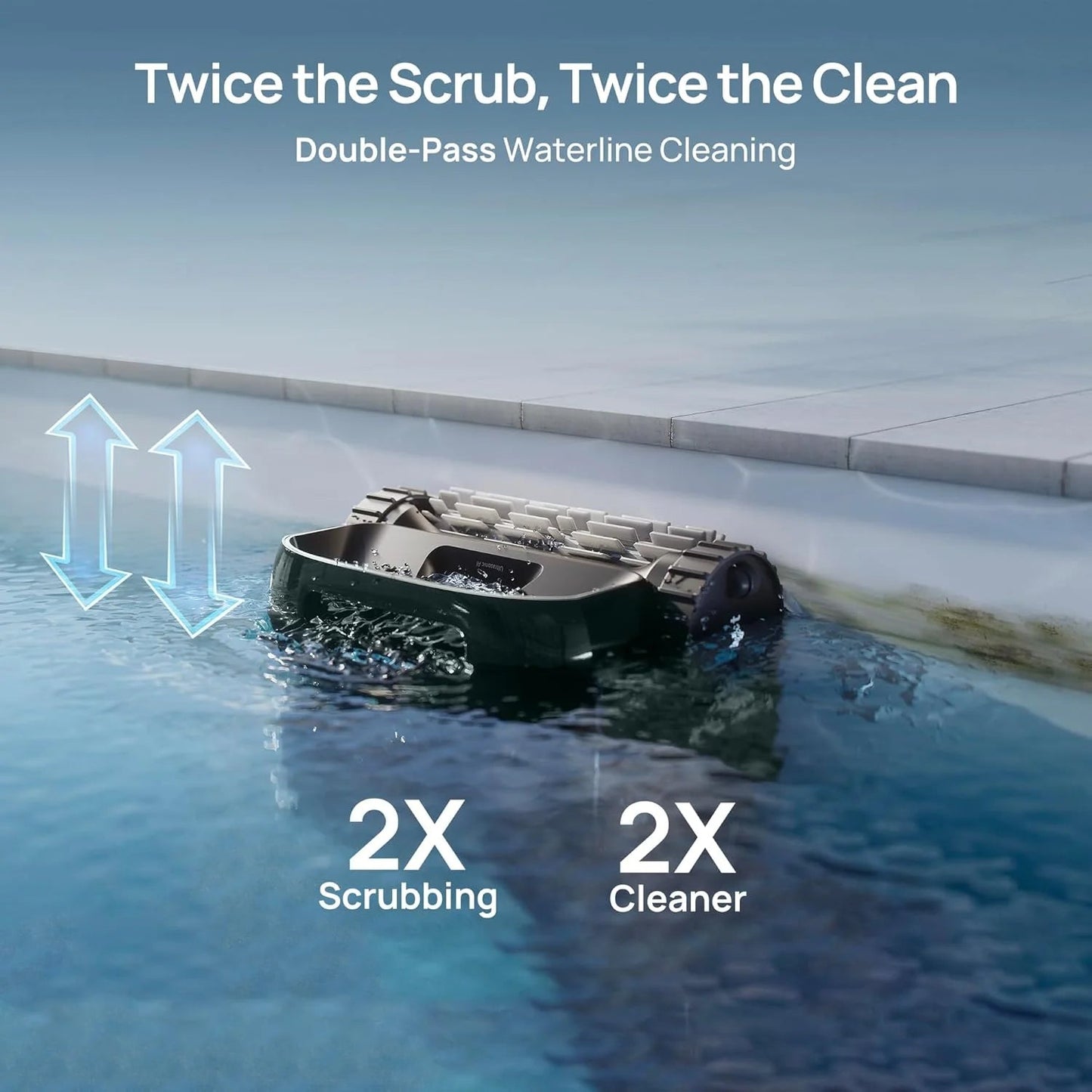Beatbot AquaSense 2 Pro Cordless Pool Vacuum Robot, Unmatched 5-in-1 Cleaning, Surface Parking, Skims Water Surface with APP Control, Water Clarification, for Pools up to 3,875 Sq.ft Emerald Green