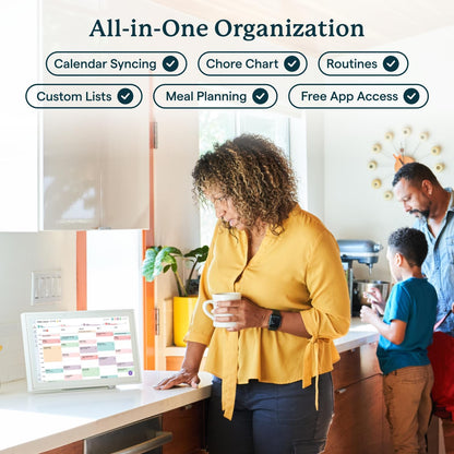 Skylight 15" Digital Calendar & Chore Chart, Wall Mount