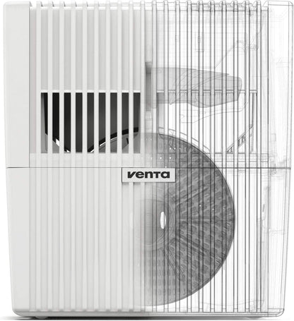 Black Humidifier - Filterless evaporative humidifier for spaces up to 645 square feet