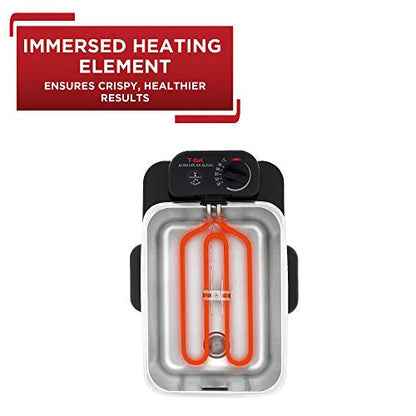 Ultimate Steel Deep Fryer with Basket 3.5 Liter Oil and 2.6 Pound Food Capacity