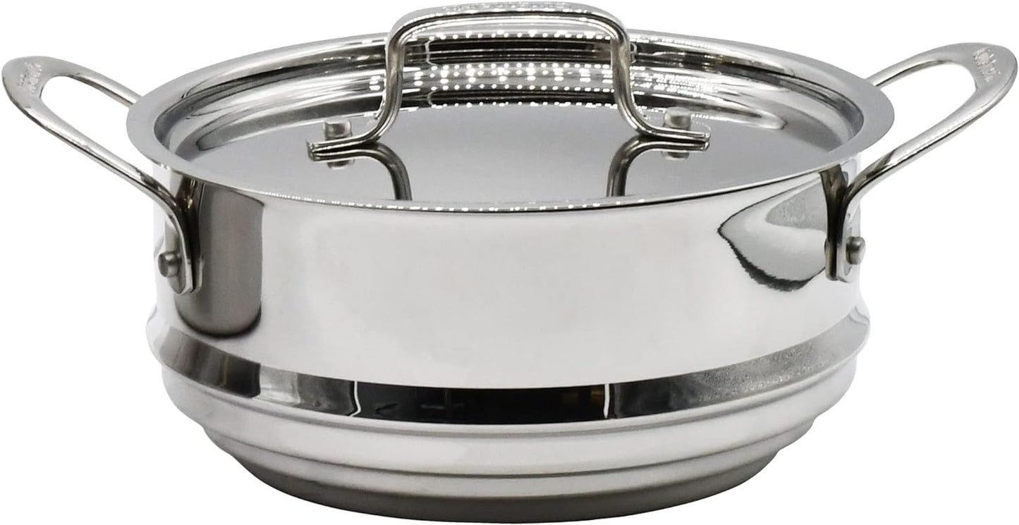 MultiClad Pro Stainless-Steel Cookware 13-Piece Cookware Set, Silver