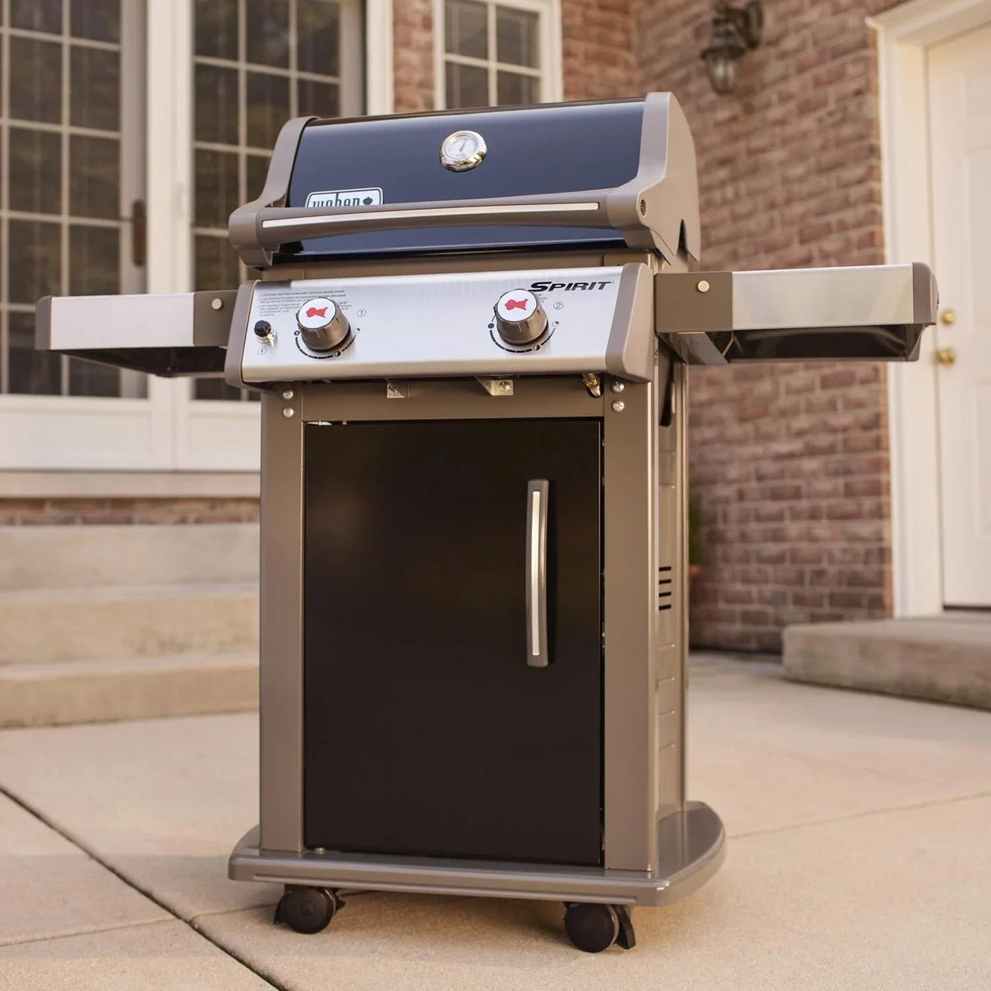 Weber Spirit E-210 Dual Burner Liquefied Propane Grill, Black