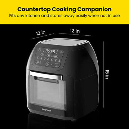 CHEFMAN Multifunctional Digital Air Fryer+ Rotisserie, Dehydrator, Convection Oven