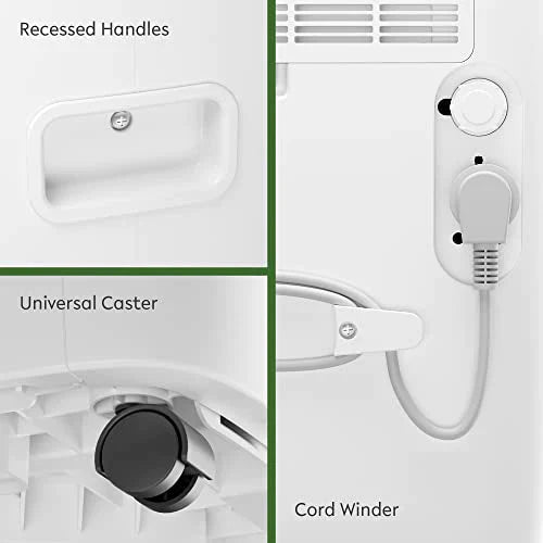 Waykar 150 Pints 7,000 Sq. Ft Energy Star Dehumidifier with Drain Hose & 2.04 Gal Water Tank
