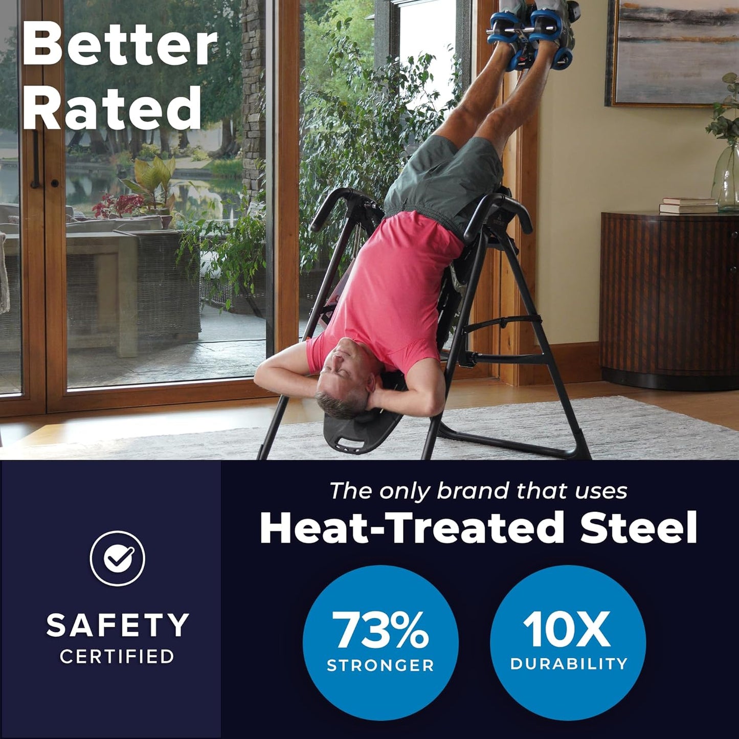 TEETER EP-560 Inversion Table, Back Pain Relief, FDA Registered